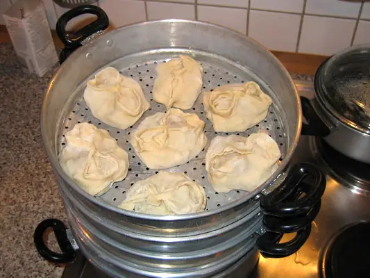Манты с бараниной