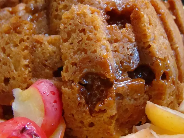 Постный пирог с яблоками