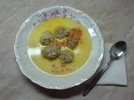 Суп с фрикадельками