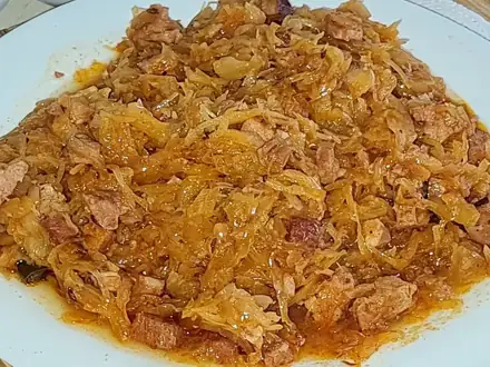 Тушёная капуста