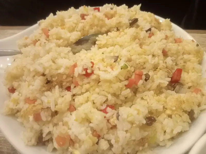 Жареный рис с овощами по-домашнему